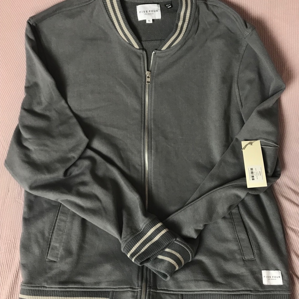 Five Four Kostis Varsity Zip Up Jacket